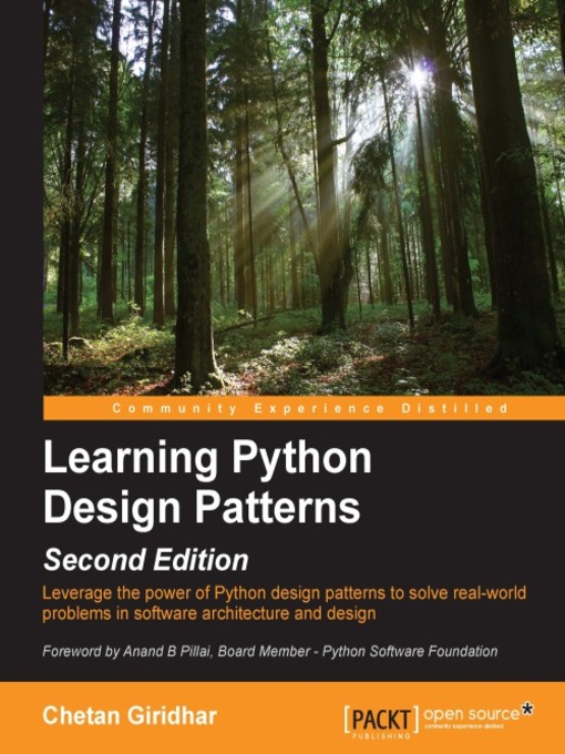 Title details for Learning Python Design Patterns by Chetan Giridhar - Available